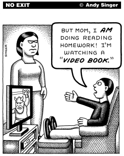 VIDEO BOOKS by Andy Singer