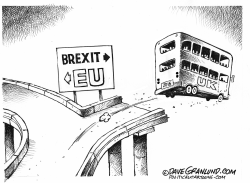 UK EXITS EU  by Dave Granlund
