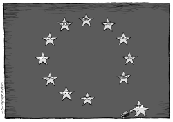 BREXIT EU FLAG by Daryl Cagle
