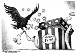 JULY 4TH PRESENT by Dave Granlund