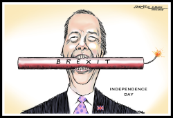 BREXIT INDEPENDENCE DAY, W/ NIGEL FARAGE by J.D. Crowe
