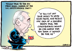 TOUGH TALK TO THE EU by Ingrid Rice
