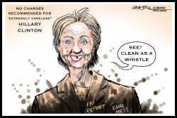 HILLARY CLEAN AS A WHISTLE by J.D. Crowe