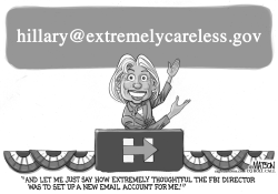 NEW EMAIL SET UP FOR HILLARY by R.J. Matson
