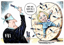 HILLARY AND FBI REPORT  by Dave Granlund