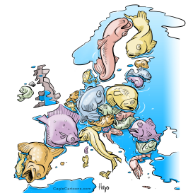 EUROPE IN SHALLOW WATER by Hajo de Reijger