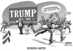 RUNNING MATES RUNNING FROM TRUMP by R.J. Matson