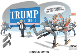 RUNNING MATES RUNNING FROM TRUMP- by R.J. Matson