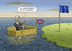 THERESA MAY AND HER BREXIT by Marian Kamensky