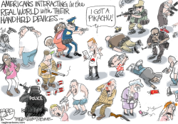 FIRST PERSON SHOOTER  by Pat Bagley