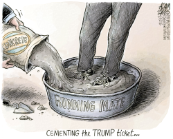 RUNNING MATE MIKE PENCE  by Adam Zyglis