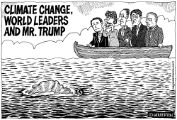 CLIMATE CHANGE WORLD LEADERS AND TRUMP by Monte Wolverton