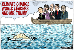 CLIMATE CHANGE WORLD LEADERS AND TRUMP  by Monte Wolverton
