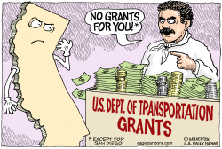 LOCAL-CA NO TRANSPORTATION GRANTS FOR CALIF  by Wolverton