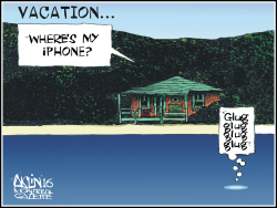 ON VACATION by Terry Mosher