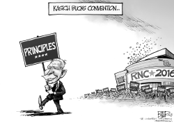 KASICH AND THE CONVENTION by Nate Beeler