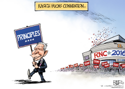 KASICH AND THE CONVENTION  by Nate Beeler