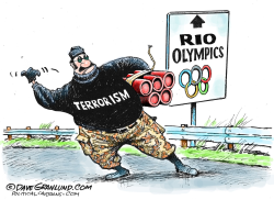 RIO TERROR THREAT  by Dave Granlund