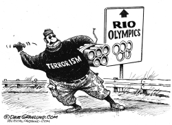 RIO TERROR THREAT  by Dave Granlund