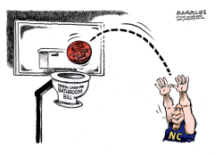 NBA ALL STAR GAME AND NORTH CAROLINA COLOR by Jimmy Margulies