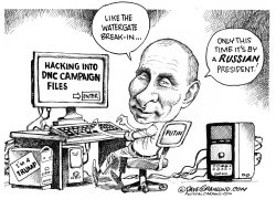 DNC AND RUSSIA HACKING  by Dave Granlund