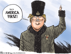 HACK AMERICA FIRST by Kevin Siers