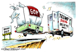 TRUMP AND BELIEVE ME  by Dave Granlund