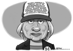 A MAKE AMERICA GREAT HAT FOR HILLARY by R.J. Matson
