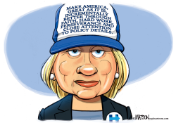 A MAKE AMERICA GREAT HAT FOR HILLARY- by R.J. Matson