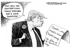 TRUMP AND SACRIFICE  by Dave Granlund