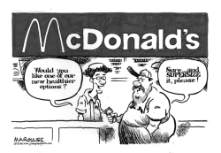 MCDONALD'S HEALTHIER FOOD by Jimmy Margulies