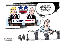 TRUMP AND PENCE  by Jimmy Margulies