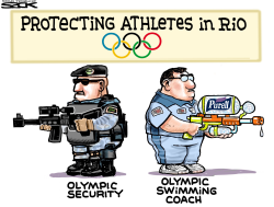 OLYMPIC SECURITY  by Steve Sack