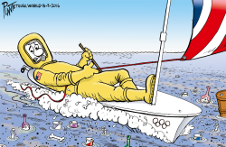 POLLUTED OLYMPICS by Bruce Plante