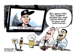 A-ROD RETIREMENT COLOR by Jimmy Margulies