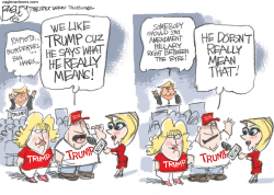UNEDUCATED VOTERS  by Pat Bagley