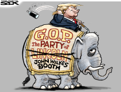 TRUMP'S PARTY  by Steve Sack