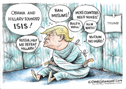 TRUMP UNSCRIPTED  by Dave Granlund