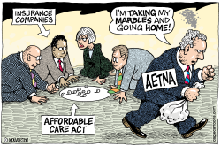 AETNA PULLS BACK FROM OBAMACARE  by Monte Wolverton