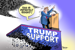 TRUMP LOSES SUPPORT by Paresh Nath