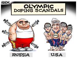 OLYMPIC DOPING  by Steve Sack