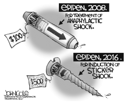 EPIPEN PRICING BW by John Cole