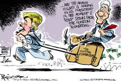 CLINTON FOUNDATION by Milt Priggee