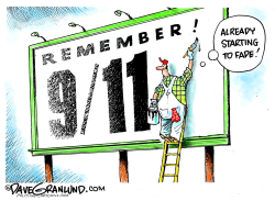 SEPTEMBER 11 FADING  by Dave Granlund