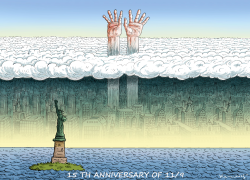 15 TH ANNIVERSARY OF 9/11 IN AMERICA by Marian Kamensky