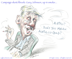 GARY JOHNSON - UP IN SMOKE by Taylor Jones