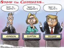 STUMP THE CANDIDATES by Kevin Siers