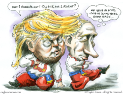 THE DONALD AND THE VLADIMIR -  by Taylor Jones