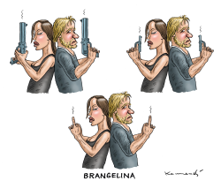BRANGELINA by Marian Kamensky