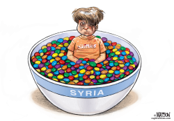 A Bowl of Skittles from Syria- by RJ Matson